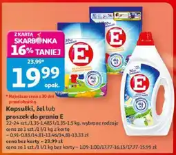 Auchan Kapsułki, żel lub proszek do prania E oferta