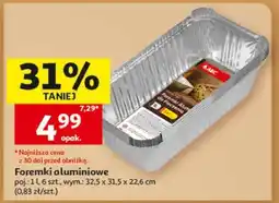 Auchan Foremki aluminiowe oferta