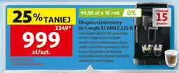 Auchan Ekspres ciśnieniowy De'Longhi ECAM12.121.B oferta