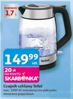 Auchan Czajnik szklany Tefal oferta