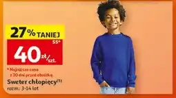 Auchan Sweter chłopięcy oferta