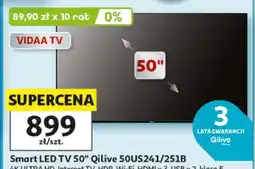Auchan Smart LED TV 50 QiLive 50US241/251B oferta