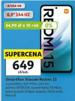 Auchan Smartfon XIAOMI REDMI 15 oferta