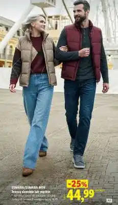 Lidl ESMARA/ESMARA MEN Jeansy damskie lub meskie oferta