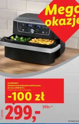 Lidl SILVERCREST Dwukomorowa frytkownica beztłuszczowa oferta