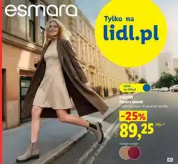 Lidl ESMARA Płaszcz damski oferta