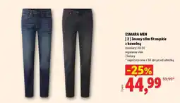 Lidl Esmara men Jeansy slim fit męskie oferta