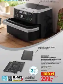 Lidl Silvercrest Dwukomorowa Frytkownica beztłuszczowa Air Fryer oferta