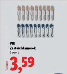 Lidl W5 Zestaw klamerek oferta