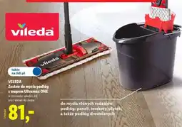 Lidl VILEDA Zestaw do mycia podłóg z mopem Ultramax ONE oferta