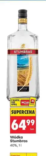 Biedronka WÓDKA STUMBRAS oferta
