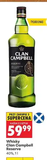 Biedronka Whisky Clan Campbell Reserve oferta