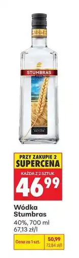 Biedronka WÓDKA STUMBRAS oferta