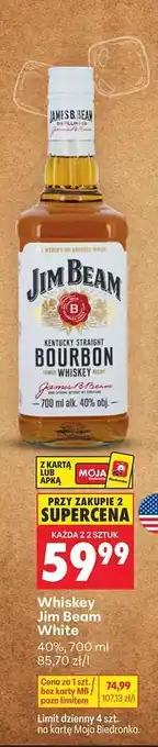 Biedronka WHISKEY JIM BEAM WHITE oferta