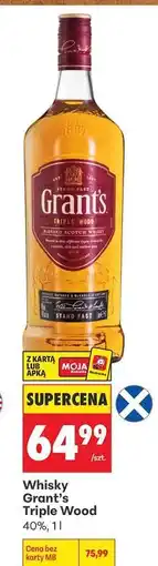 Biedronka Whisky Grant's Triple Wood oferta