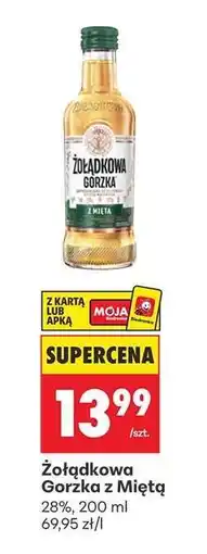 Biedronka ŻOŁĄDKOWA GORZKA Z MIĘTĄ oferta