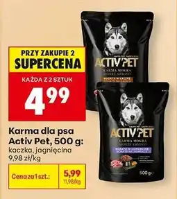 Biedronka Karma dla psa Activ Pet, 500 g oferta