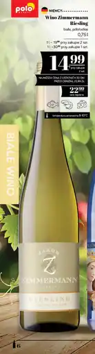 Polomarket Wino Zimmermann Riesling oferta