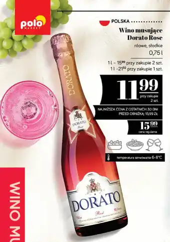 Wino musujące Dorato Rose