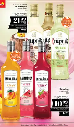 Polomarket Likier Krupnik wybrane rodzaje oferta