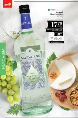 Polomarket Wino białe Vermouth Bianco Sandiliano słodkie oferta