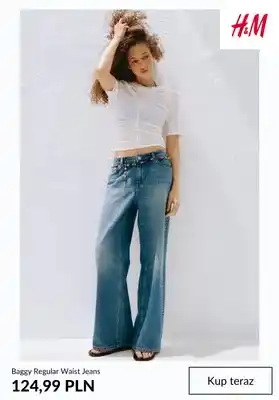 Baggy Regular Waist Jeans H & M