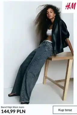 H&M Barrel High Waist Jeans H & M oferta