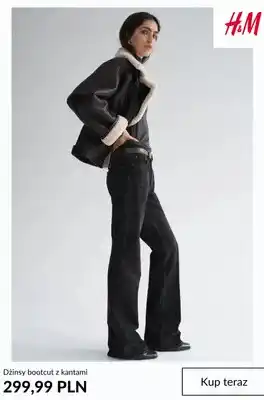 Dżinsy bootcut z kantami H & M