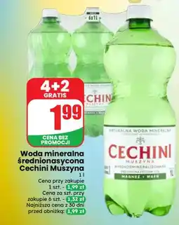 Dino Woda mineralna gazowana średnionasycona Cechini Muszyna oferta
