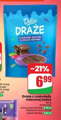 Dino Draże z czekolady mlecznej Deliss oferta
