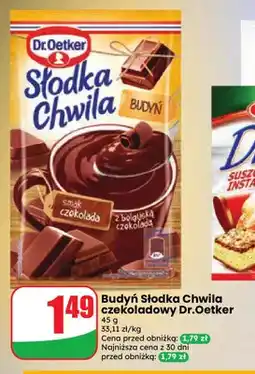 Dino Budyń Słodka Chwila czekoladowy Dr.Oetker oferta