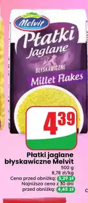 Dino Płatki jaglane błyskawiczne Melvit oferta