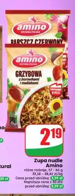 Dino Zupa nudle barszcz czerwony Amino oferta