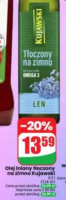 Dino Olej lniany tłoczony na zimno Kujawski oferta