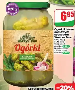 Dino Ogórki kiszone domowym sposobem Warzyw Moc oferta