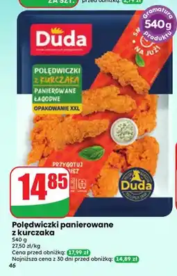 Dino Polędwiczki panierowane z kurczaka Duda oferta