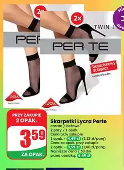 Dino Skarpetki Lycra Perte czarne 2-pak oferta