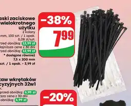 Dino Opaski zaciskowe wielokrotnego użytku 7,5x250 mm oferta