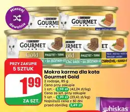 Dino Mokra karma dla kota Gourmet Gold oferta