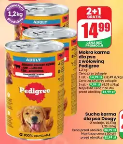 Dino Mokra karma dla psa z wołowiną Pedigree oferta