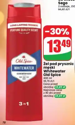 Dino Żel pod prysznic męski Whitewater Old Spice oferta
