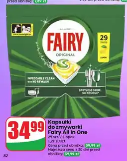 Dino Kapsułki do zmywarki Fairy All In One oferta