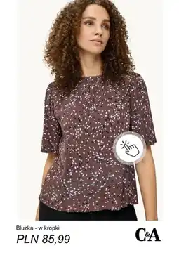 C&A Bluzka w kropki C & A oferta