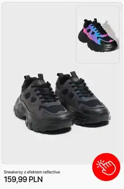 Cropp Sneakersy z efektem reflective Cropp oferta