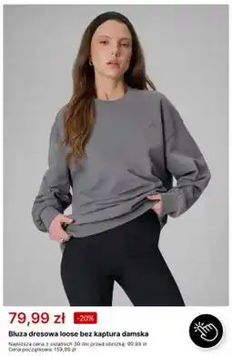 4F Bluza dresowa loose bez kaptura damska 4F oferta