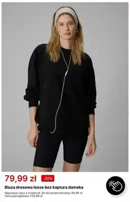 4F Bluza dresowa loose bez kaptura damska oferta
