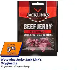 Action Wołowina Jerky Jack Link's Oryginalna oferta