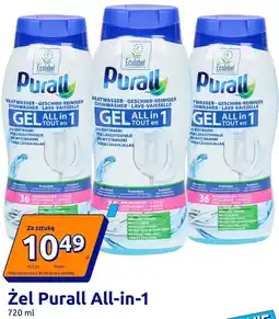 Action Żel do zmywarek Purall All-in-1 oferta