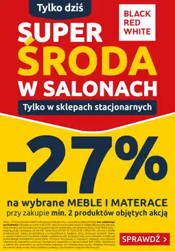 Black Red White Super środa w salonach Black Red White oferta