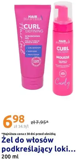 Action Żel do włosów podkreślający loki Hair Masters oferta
